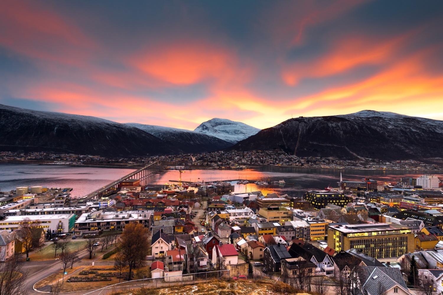 Leilighet Med Fantastisk Utsikt. Тромсе Екстер'єр фото